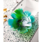 Daum Ginkgo Magnum Bowl Green, alternate view