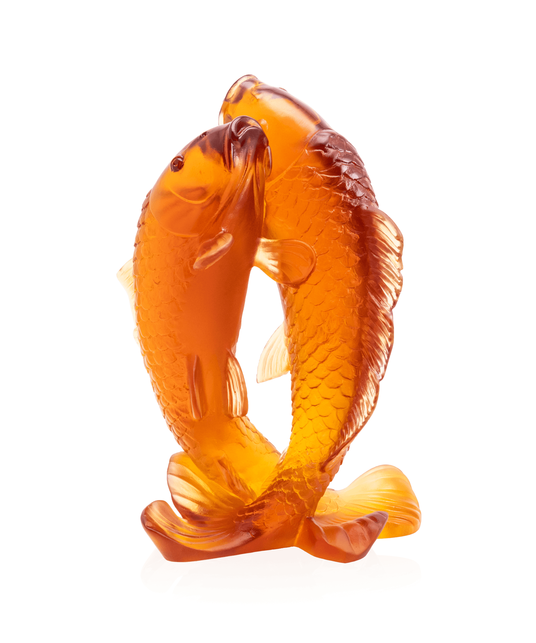 Daum Golden Carps 800ex Sculpture