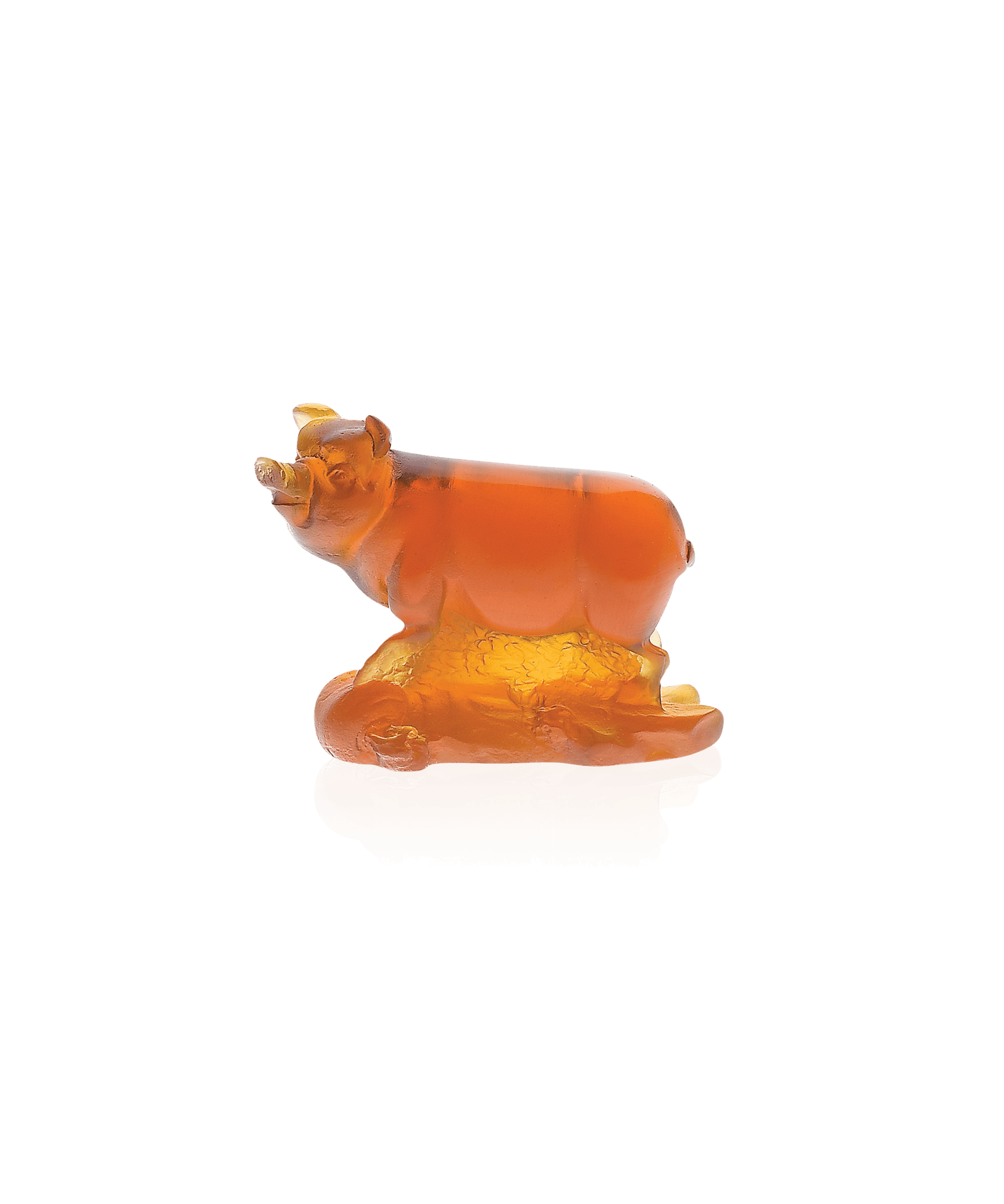 Daum Horoscope Pig Sculpture