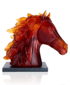 Daum Horse Head Scullpture 500ex Sculpture