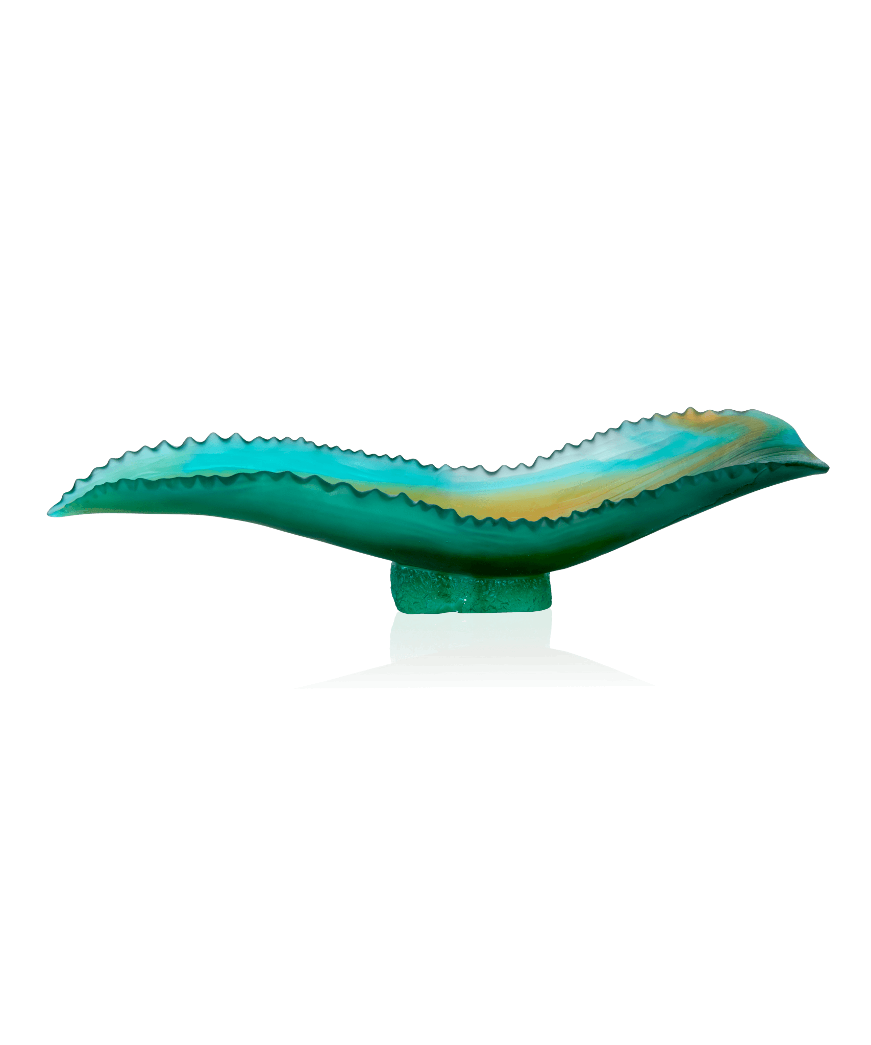 Daum Jardin De Cactus Bowl Green By Emilio Robba