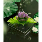 Daum Jardin De Lotus Duo Centerpiece 175ex Sculpture, lifestyle view