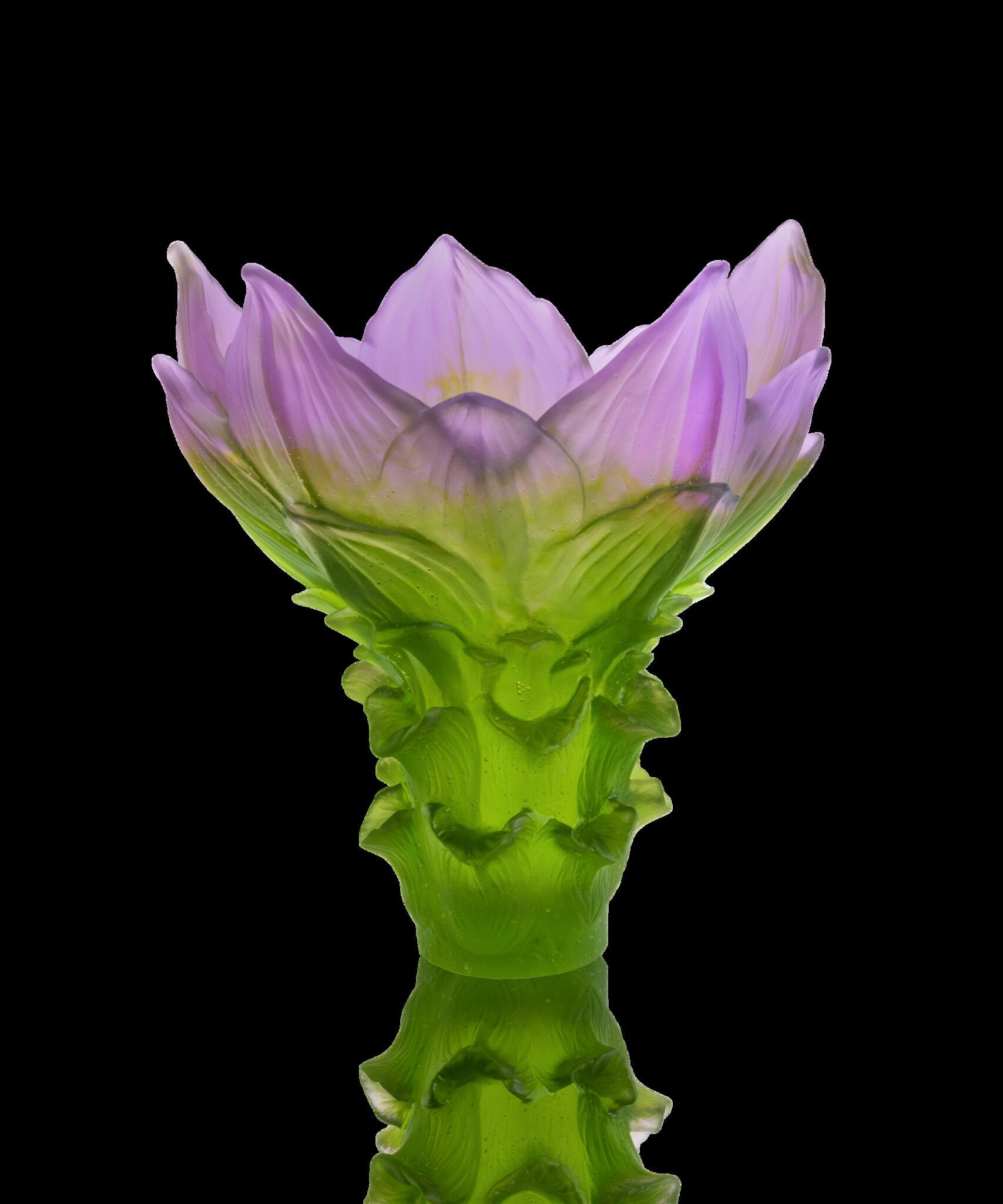 Daum Jardin De Lotus Large Vase 125ex
