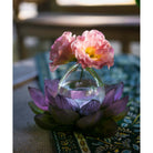 Daum Jardin De Lotus Soliflore Vase – Purple green, alternate view