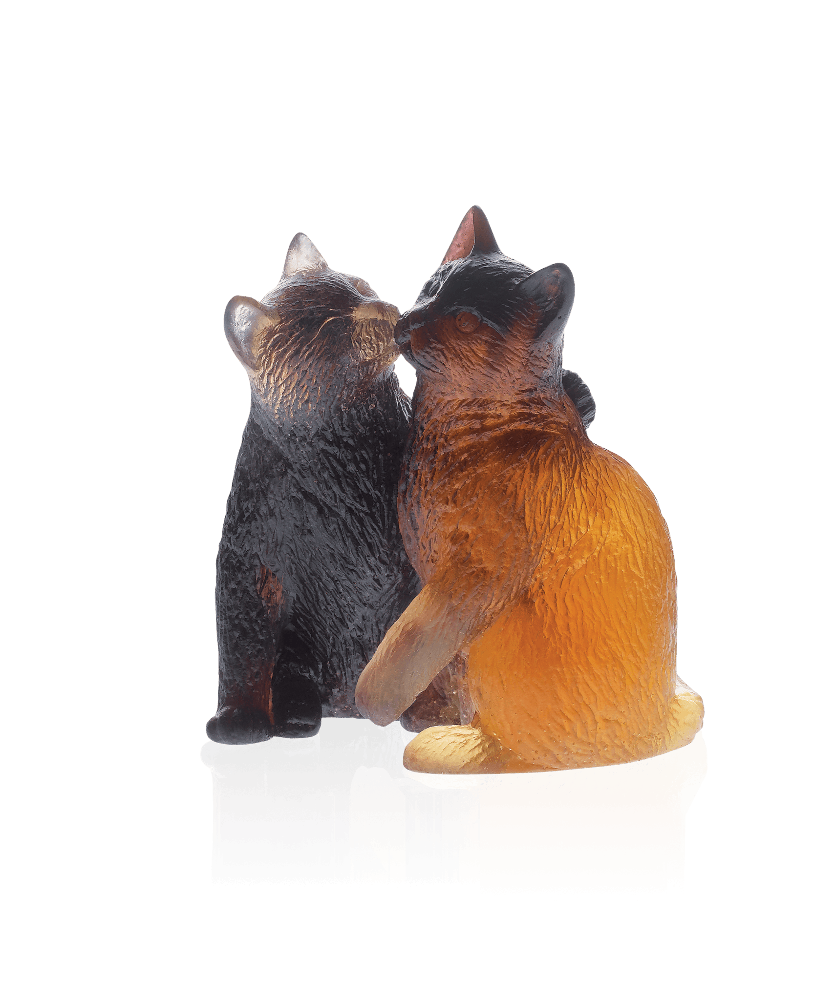 Daum Kittens Sculpture