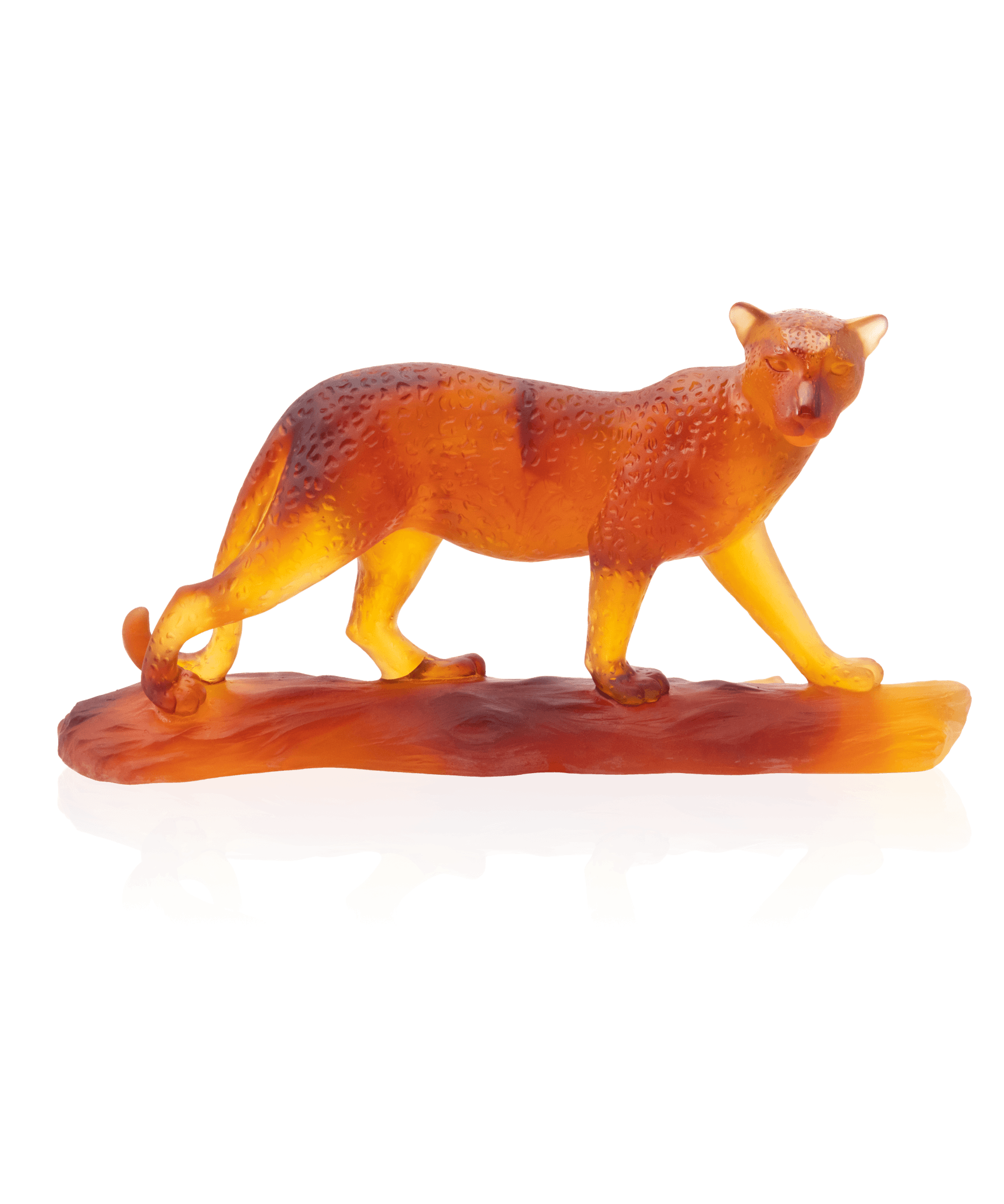 Daum Léopard Leopard Sculpture 500ex — Tropical