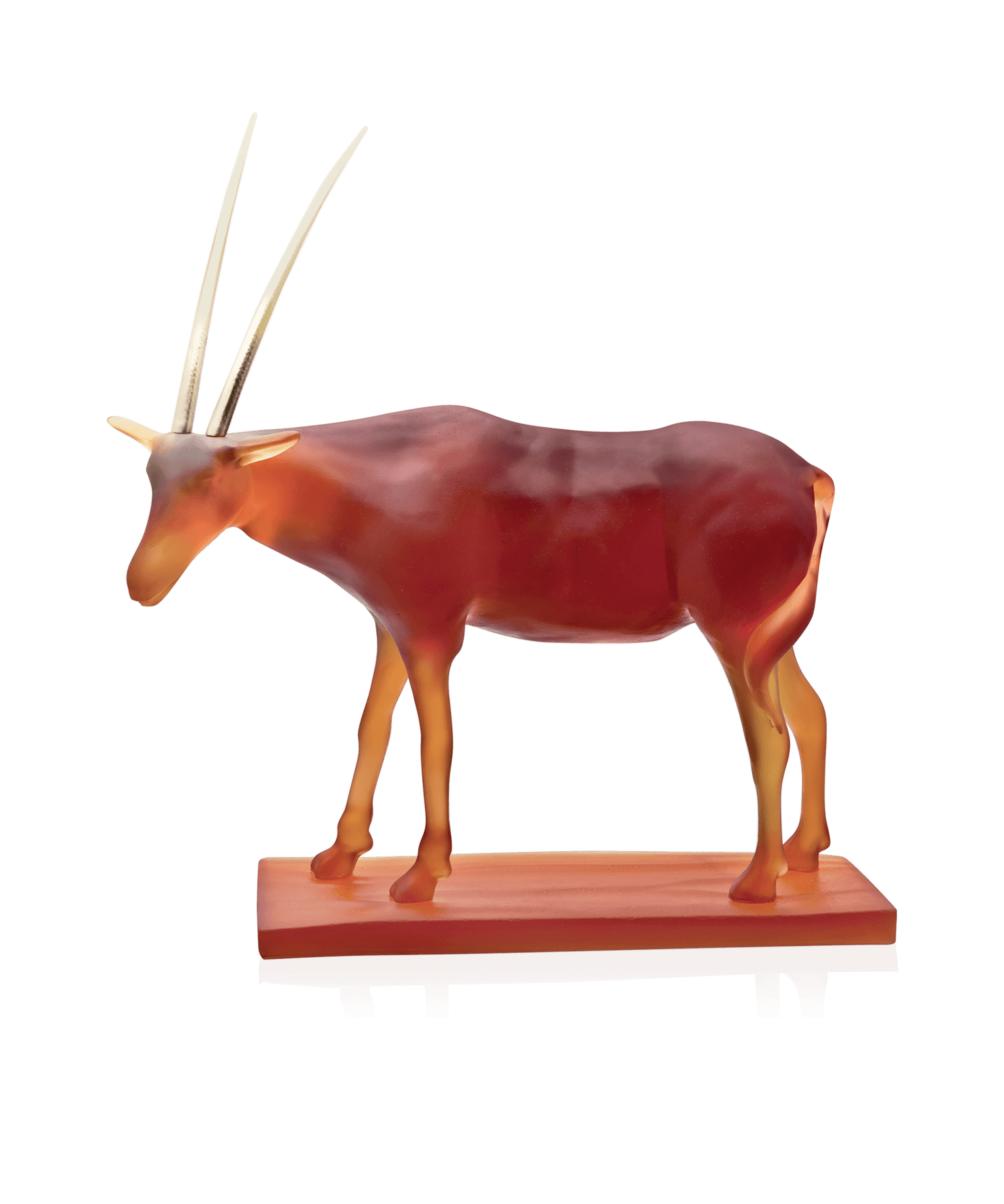 Daum Large Oryx By Hicham Lahlou 99ex Sculpture