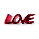 Daum Large True Love Red Sculpture