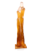 Daum Le Retour Amber and Pink By Laurence Bonnel 75ex Sculpture