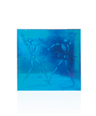 Daum Love Dance By Jérôme Mesnager Sculpture — Blue 8ex