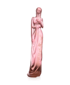 Daum Lys D'eau By Marie Paule Deville Chabrolle Sculpture — Pink and gold 50ex
