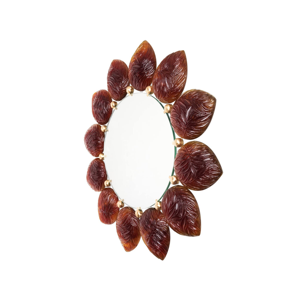 Daum Mélodie Mirror By Jacques Hurel 25ex – Amber, alternate view