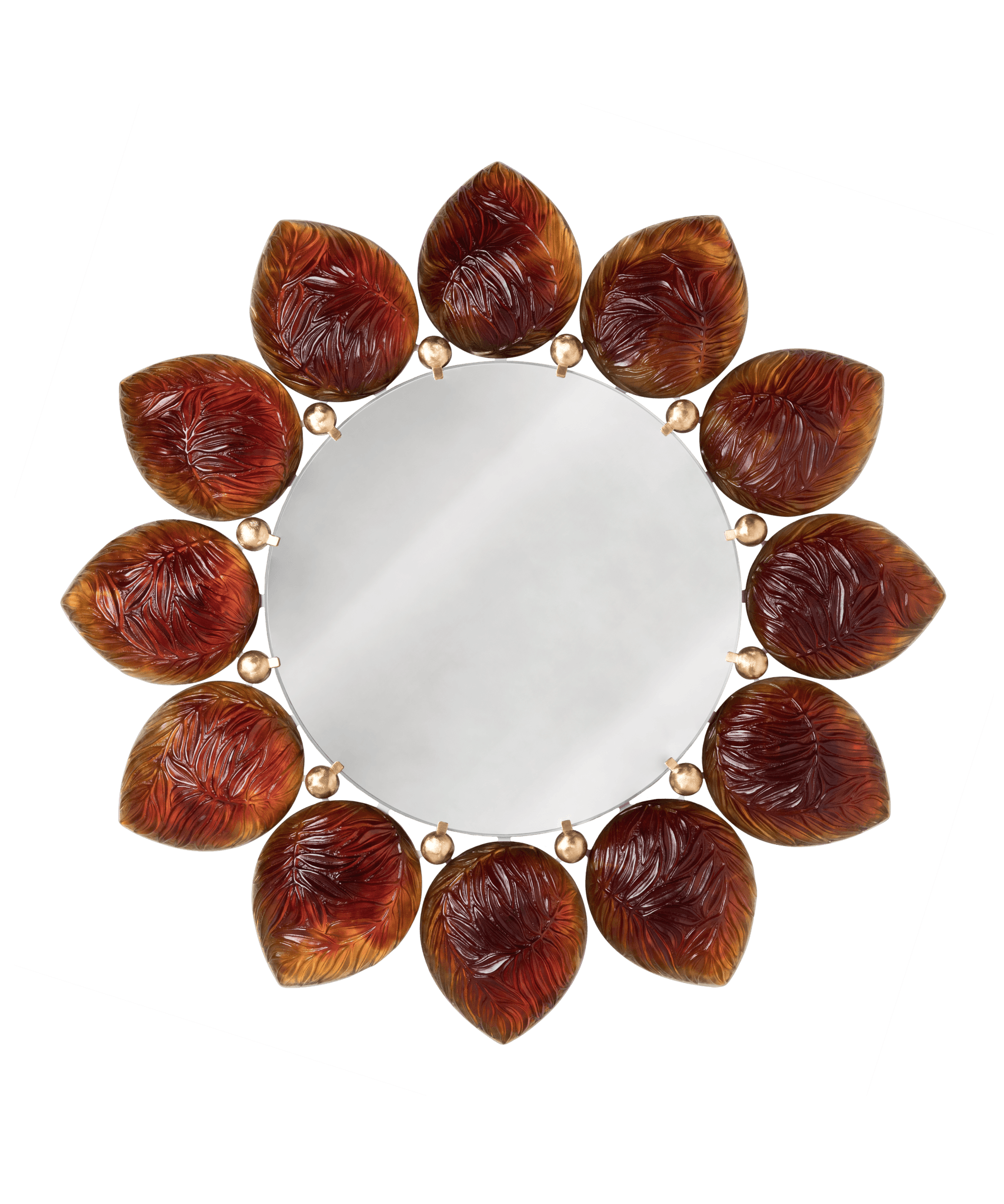 Daum Mélodie Mirror By Jacques Hurel 25ex — Amber