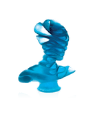 Daum Masque De Verre By Jean Faucheur Sculpture — Blue 275ex