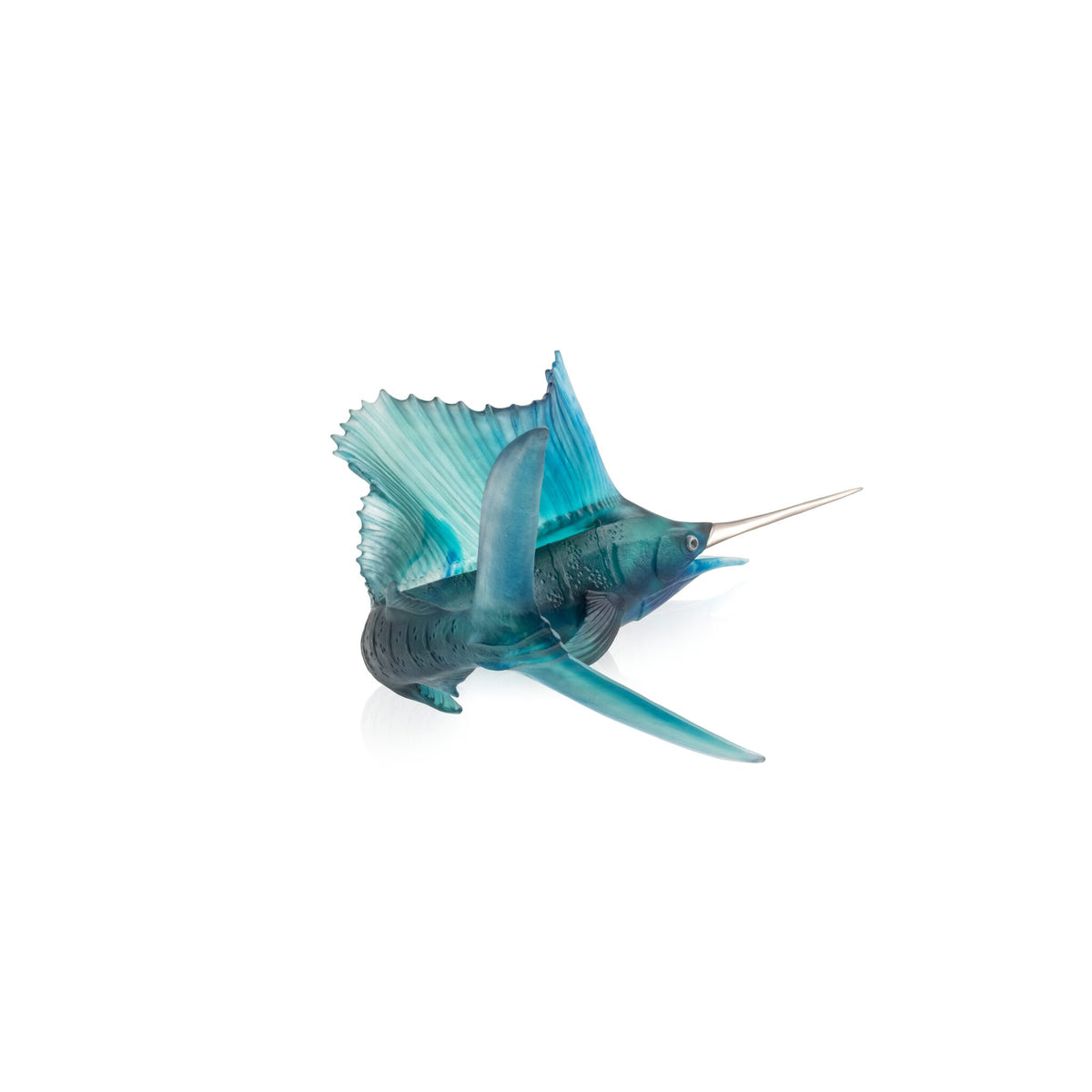 Daum Maya Emperor Sailfish 50ex Sculpture, alternate view