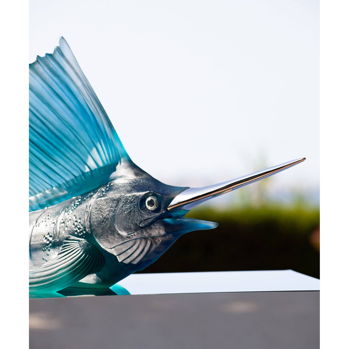 Daum Maya Emperor Sailfish 50ex Sculpture, alternate view