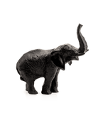 Daum Medium Elephant By Jean François Leroy Sculpture — Black