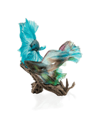 Daum Mer De Corail La Danse Des Combattants 99ex Sculpture