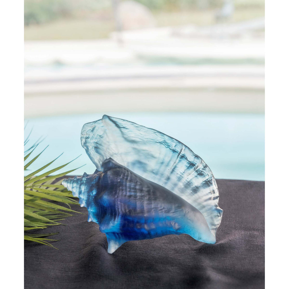 Daum Mer De Corail Large Shell Sculpture, alternate view