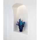 Daum Mer De Corail Large Vase – Blue and red, alternate view