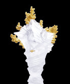 Daum Mer De Corail Large Vase — White gold finish 99ex