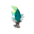 Daum Mer De Corail Royal Angelfish Sculpture – Turquoise, alternate view
