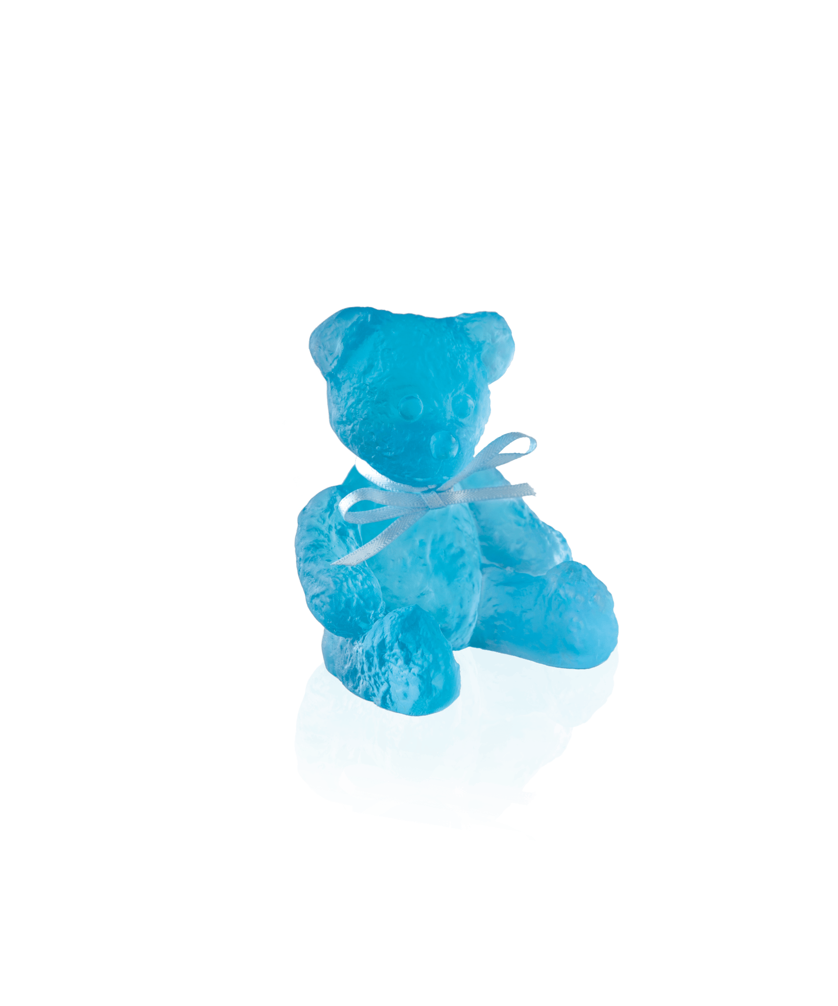 Daum Mini Doudours By Serge Mansau Sculpture — Blue