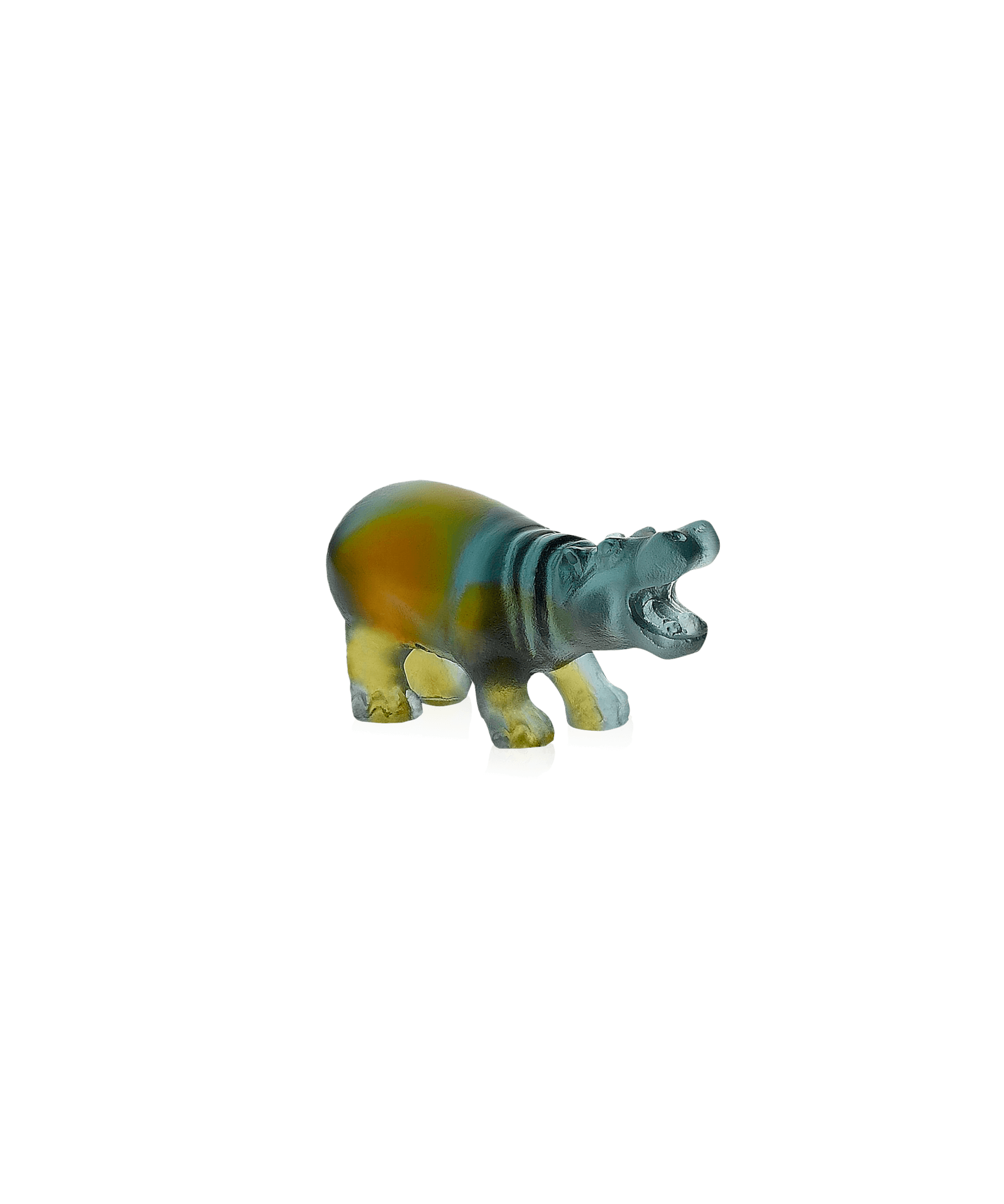 Daum Mini Hippopotamus Sculpture
