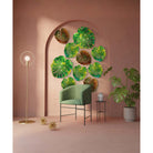 Daum Monstera Large Wall Leaf By Emilio Robba Wall Sculpture – Green, alternate view