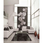 Daum Monstera Large Wall Leaf By Emilio Robba Wall Sculpture – Grey, alternate view