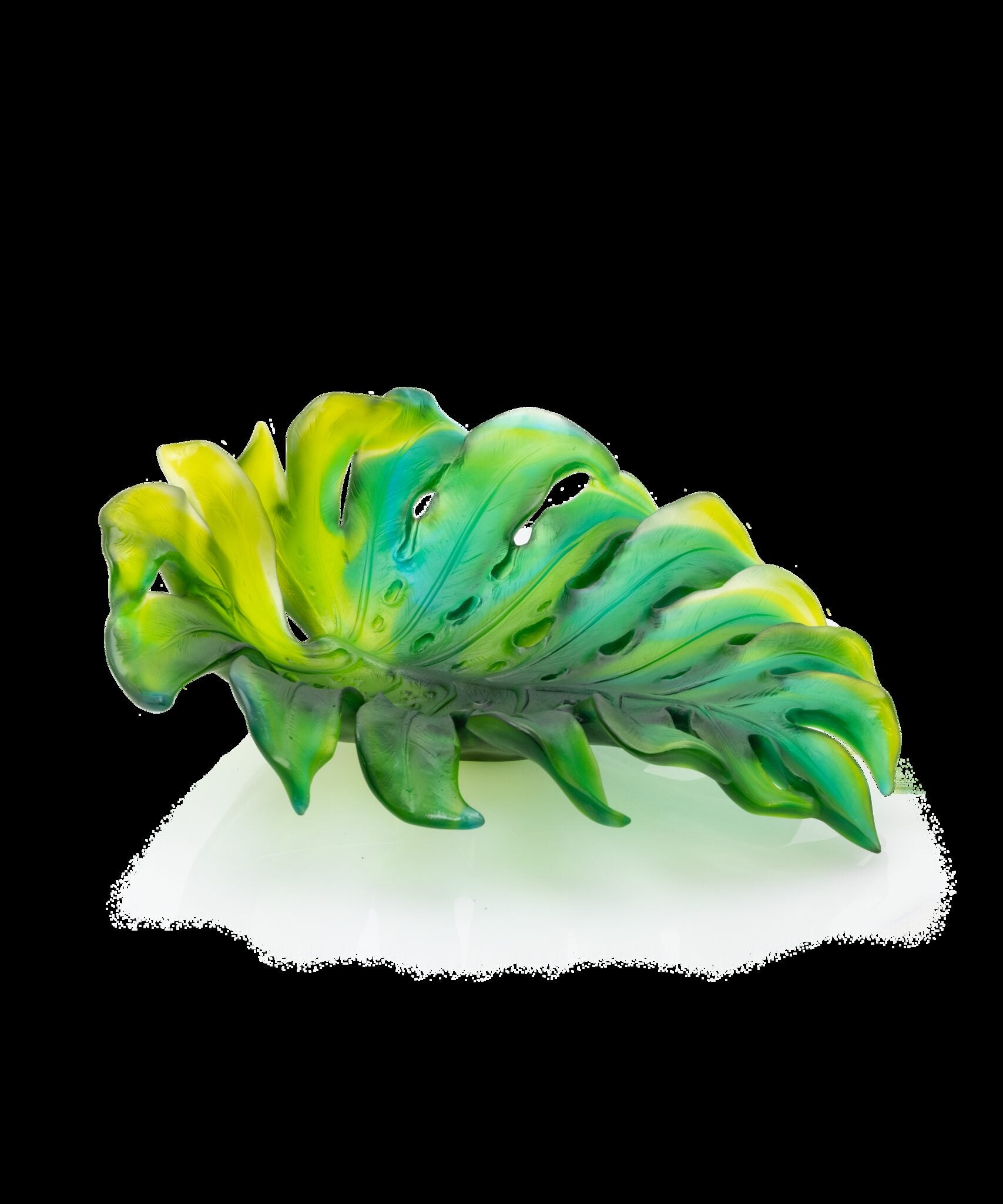 Daum Monstera Medium Bowl By Emilio Robba 375ex