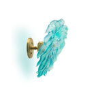Daum Monstera Small Wall Leaf By Emilio Robba Wall Sculpture – Size Turquoise, alternate view