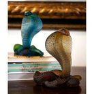 Daum Naja 500ex Sculpture – Amber and grey, alternate view