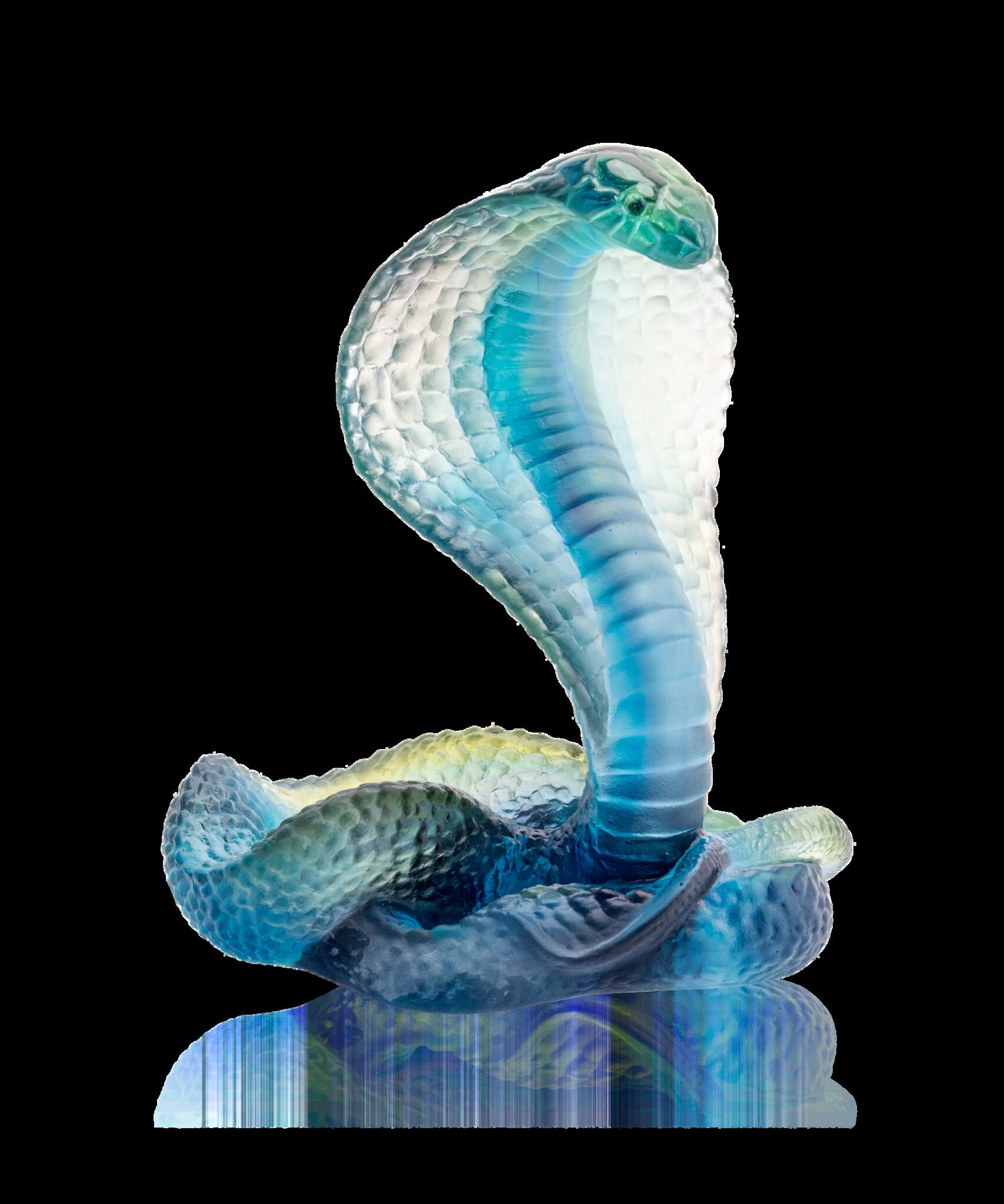 Daum Naja 500ex Sculpture — Blue