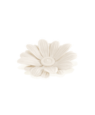 Daum Or D'Abeille Floral Sculpted Candle Candleholder — White