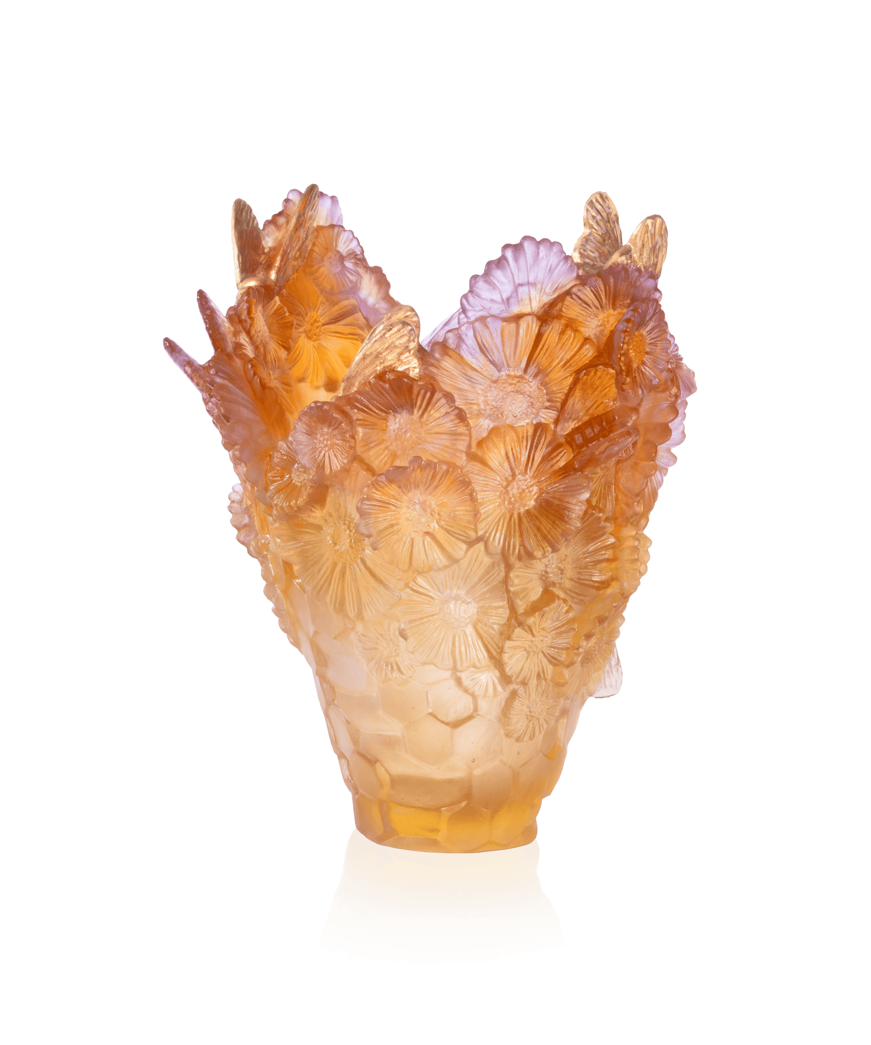 Daum Or D'Abeille Large Vase 125ex