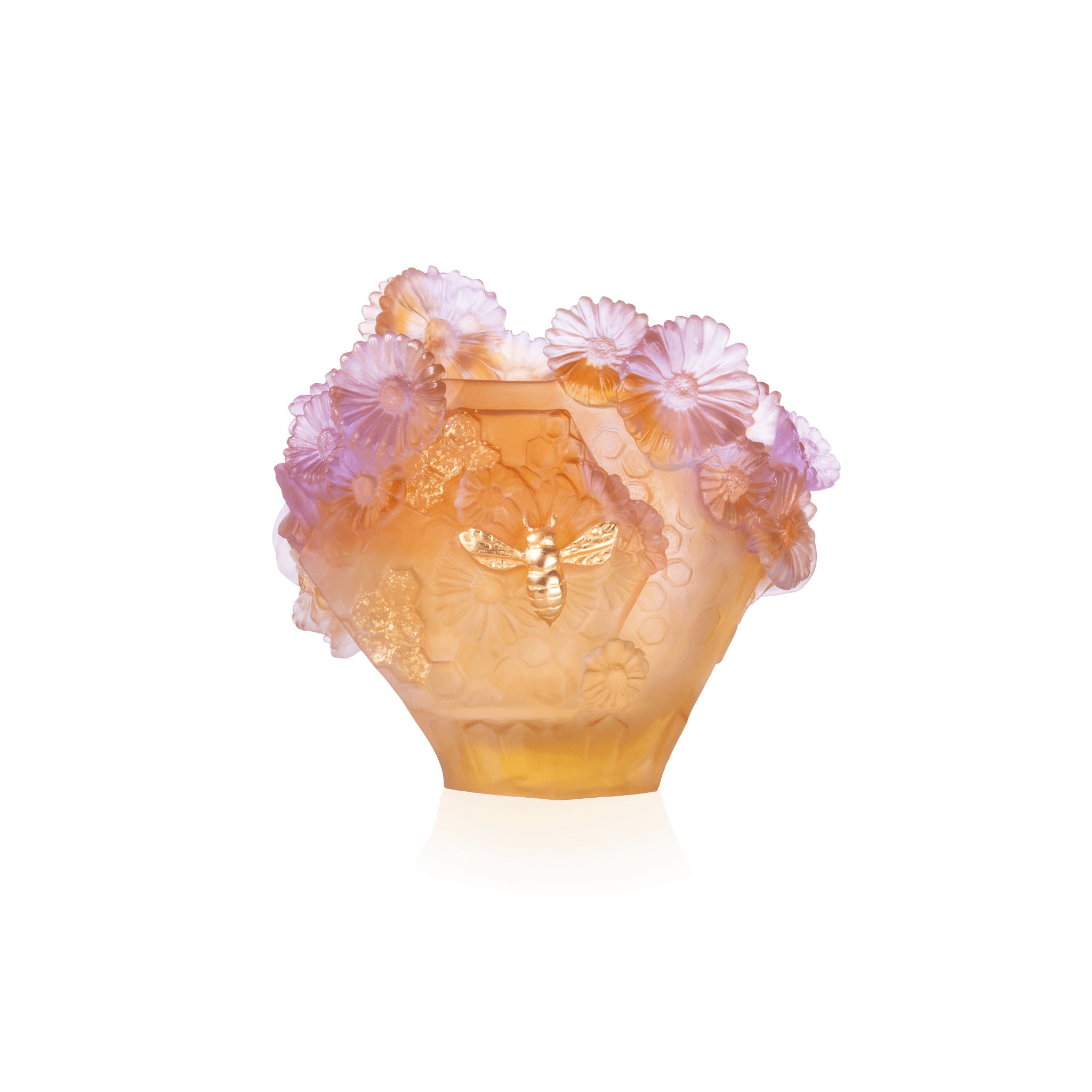 Daum Or D'Abeille Medium Vase 175ex