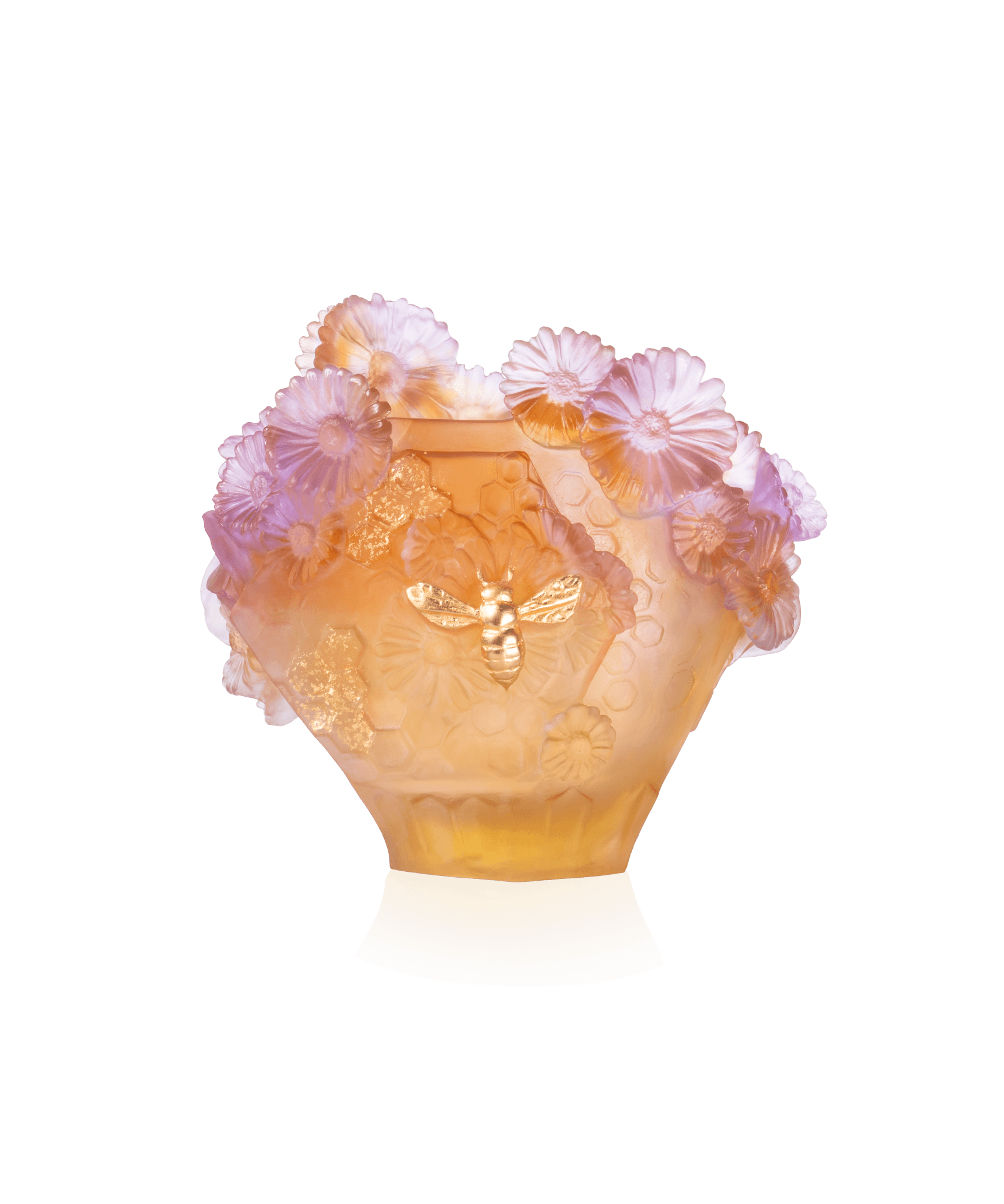 Daum Or D'Abeille Medium Vase 175ex