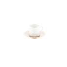 Daum Or D'Abeille Sculpture — Set of 2 coffee cups and saucers