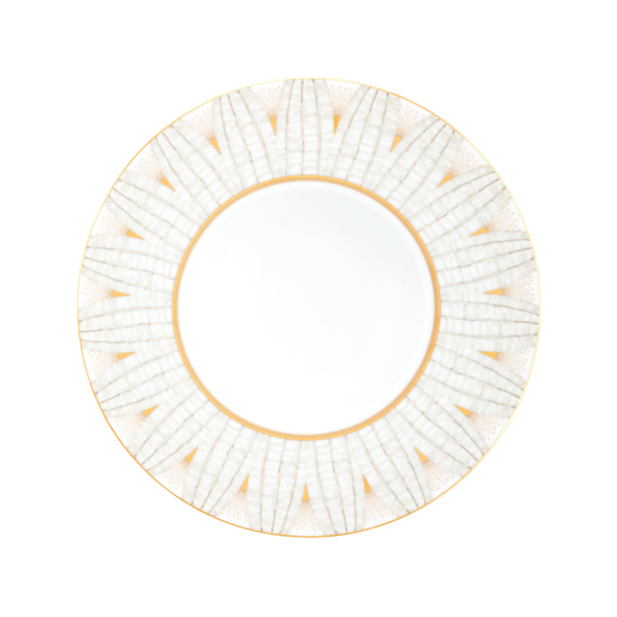Daum Or D'Abeille Sculpture — Set of 2 deep plates