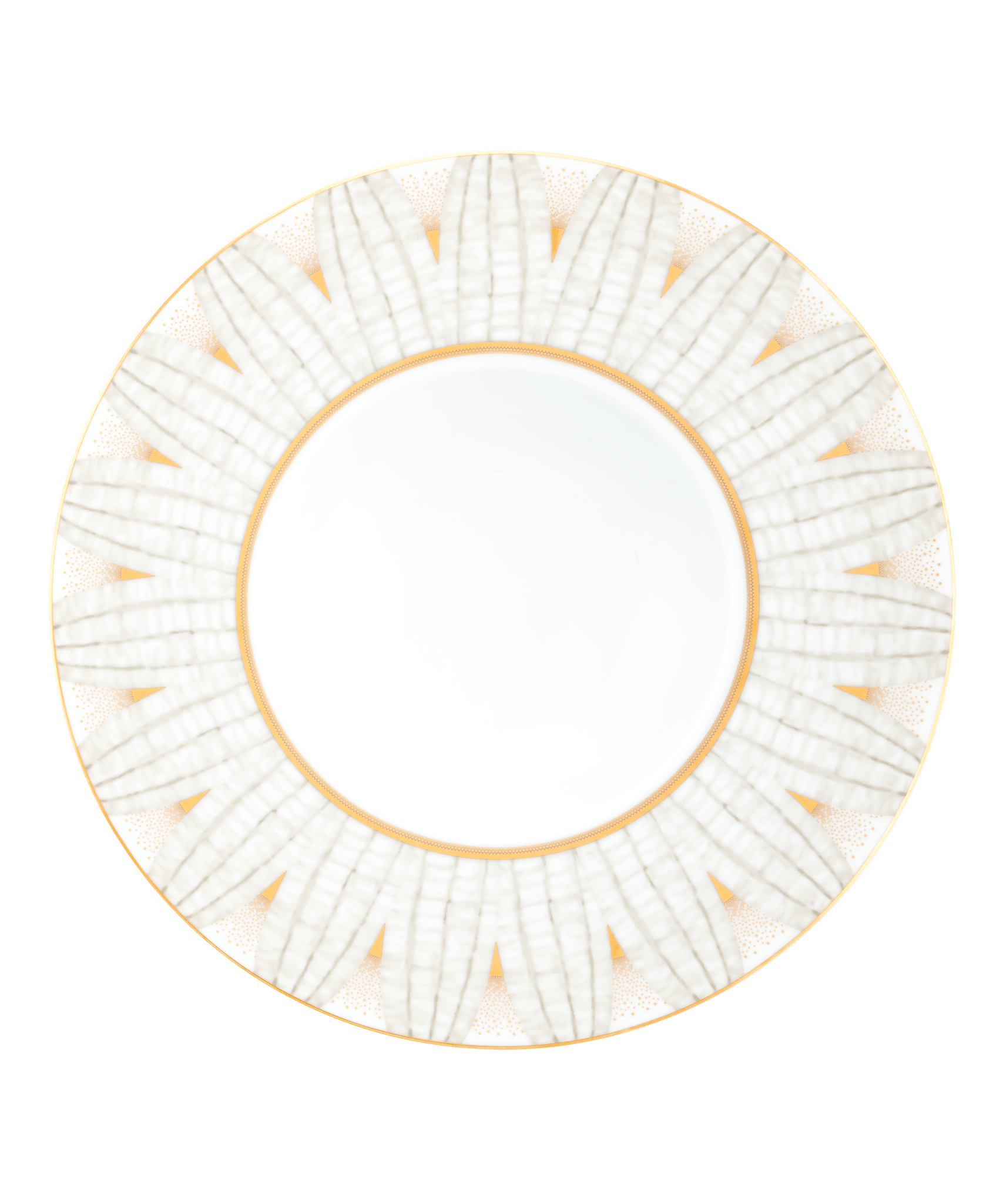 Daum Or D'Abeille Sculpture — Set of 2 deep plates