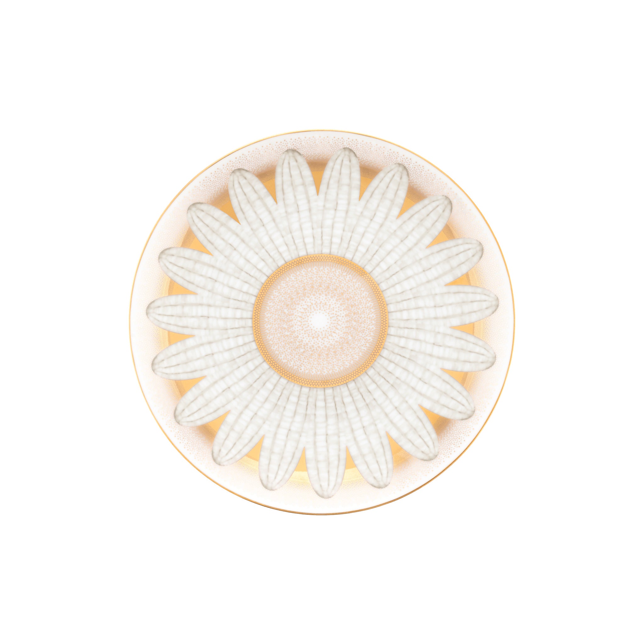 Daum Or D'Abeille Sculpture — Set of 2 dessert plates