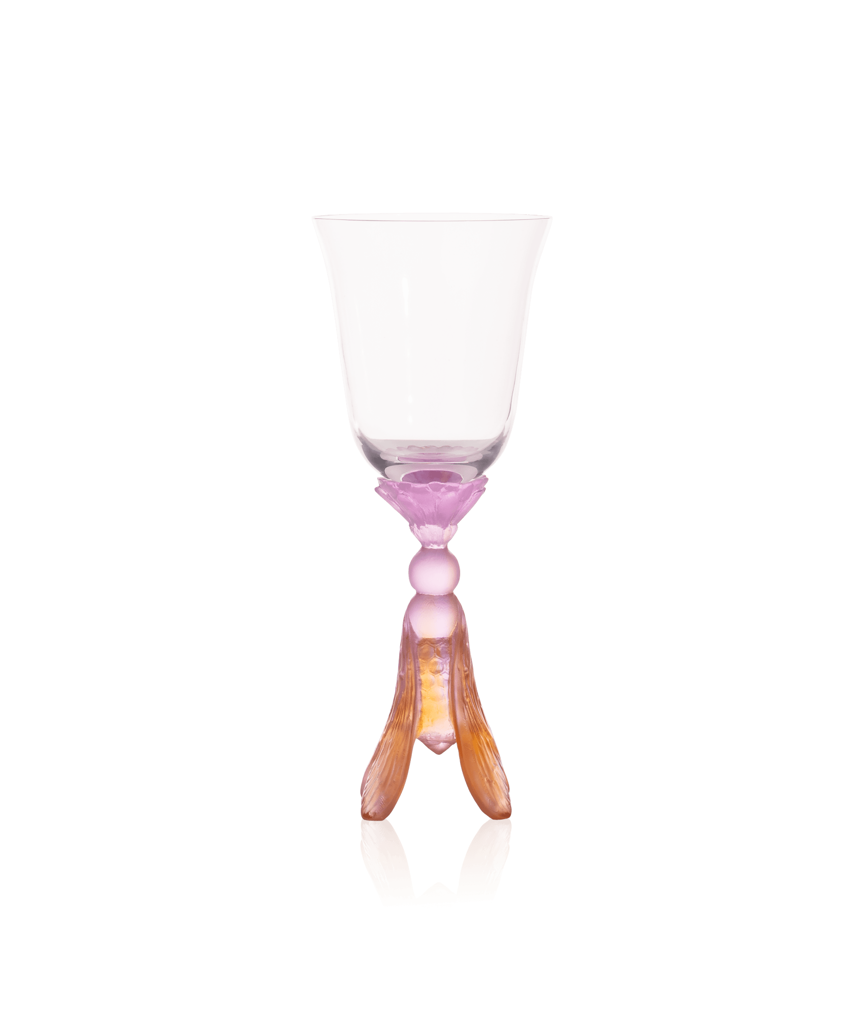Daum Or D'Abeille Set of Champagne Flute — 6 water glasses