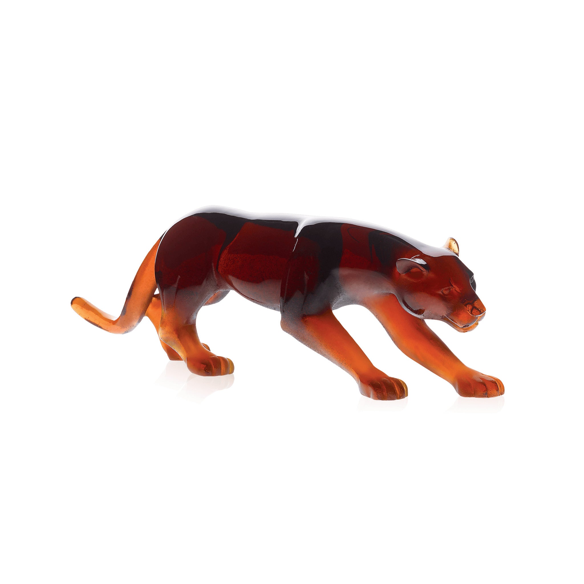 Daum Panther Sculpture — Amber