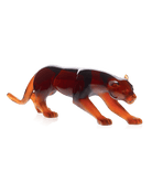 Daum Panther Sculpture — Amber