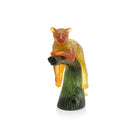 Daum Panther on Tree Sculpture – Amber green, alternate view