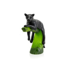 Daum Panther on Tree Sculpture – Black emerald, alternate view