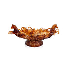 Daum Rêve Equestre Prestige Centerpiece 125ex Sculpture, handcrafted Daum crystal, front view