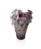 Daum Rose Passion Vase Flower — Grey purple 500ex