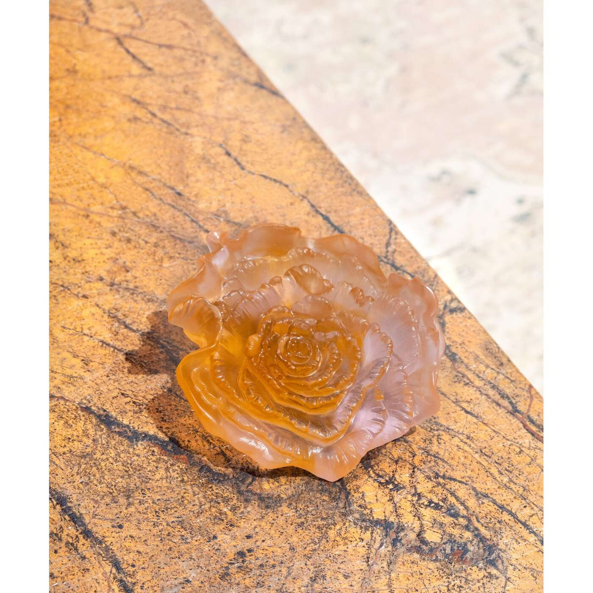 Daum Rose Royale Decorative Flower Sculpture, alternate view
